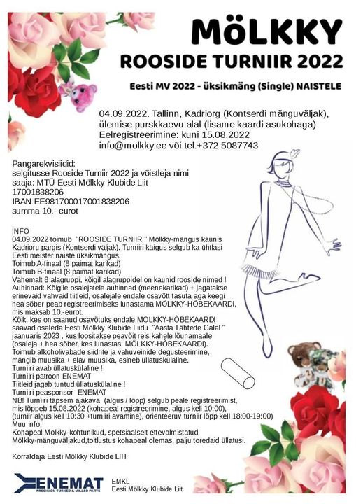 Eesti MV 2022- üksikmäng Naistele
